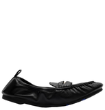  Giày Nữ Burberry Leather Fawn Loafers 'Black' 