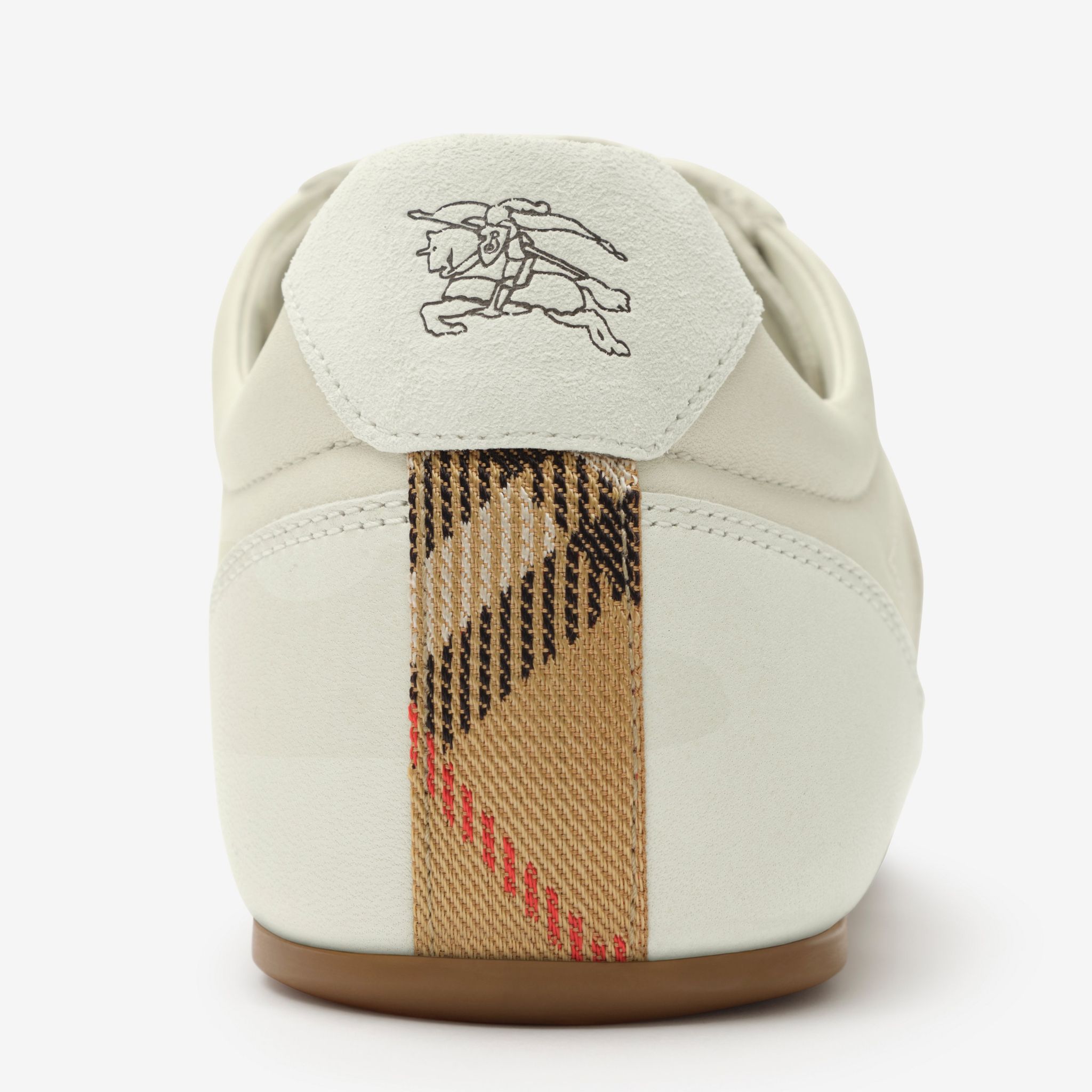  Giày Nữ Burberry Leather Knight Runner Sneakers​ 'Beige' 