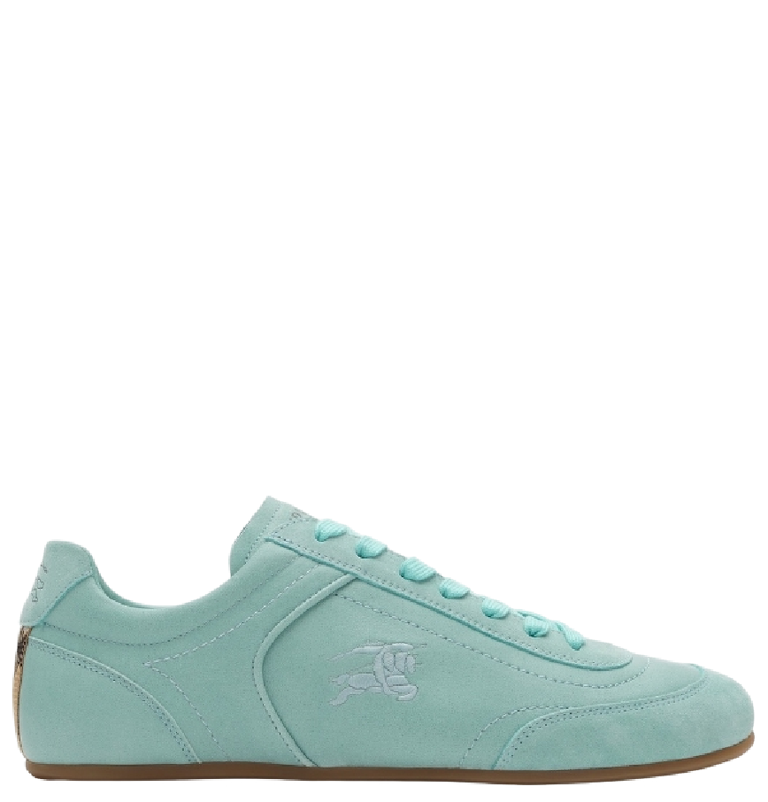 Giày Nữ Burberry Leather Knight Runner Sneakers 'Blue' 