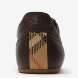 Giày Nữ Burberry Leather Knight Runner Sneakers 'Brown' 