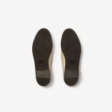  Giày Nữ Burberry Leather Opal Loafers 'Beige' 