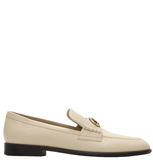  Giày Nữ Burberry Leather Opal Loafers 'Beige' 