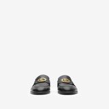  Giày Nữ Burberry Leather Opal Loafers 'Black' 