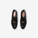  Giày Nữ Burberry Leather Opal Loafers 'Black' 