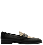  Giày Nữ Burberry Opal Loafers 'Black Beige' 