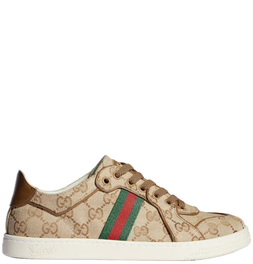  Giày Nữ Gucci Stretch Low-Top Sneaker 'Beige' 