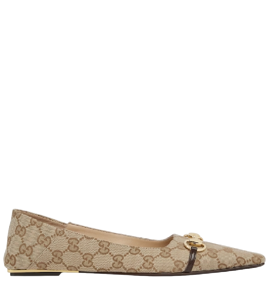  Giày Nữ Gucci Vittoria Ballerina 'Sand' 