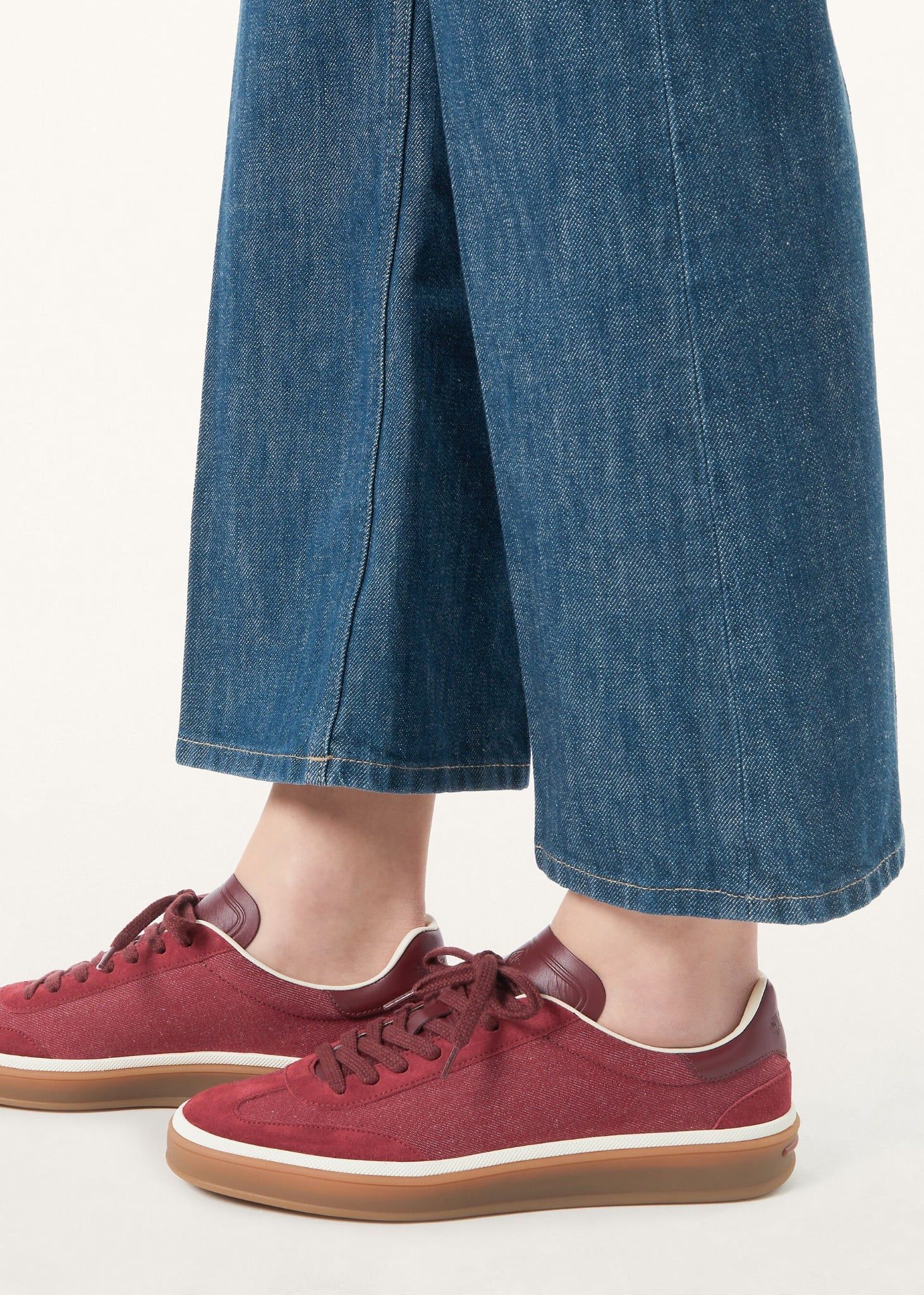  Giày Nữ Loro Piana Tennis Walk Sneaker 'Bitter Blueberry' 