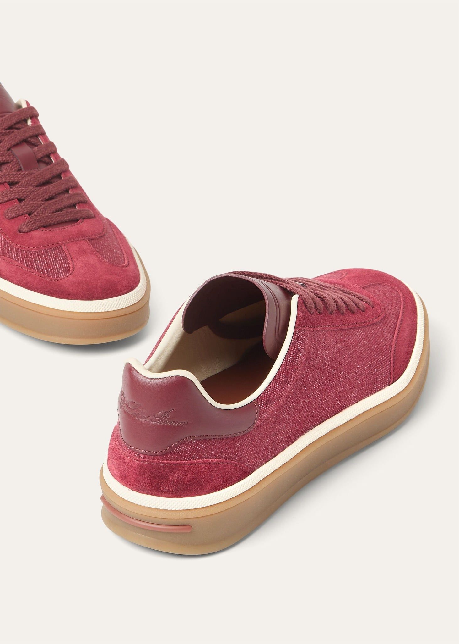  Giày Nữ Loro Piana Tennis Walk Sneaker 'Bitter Blueberry' 