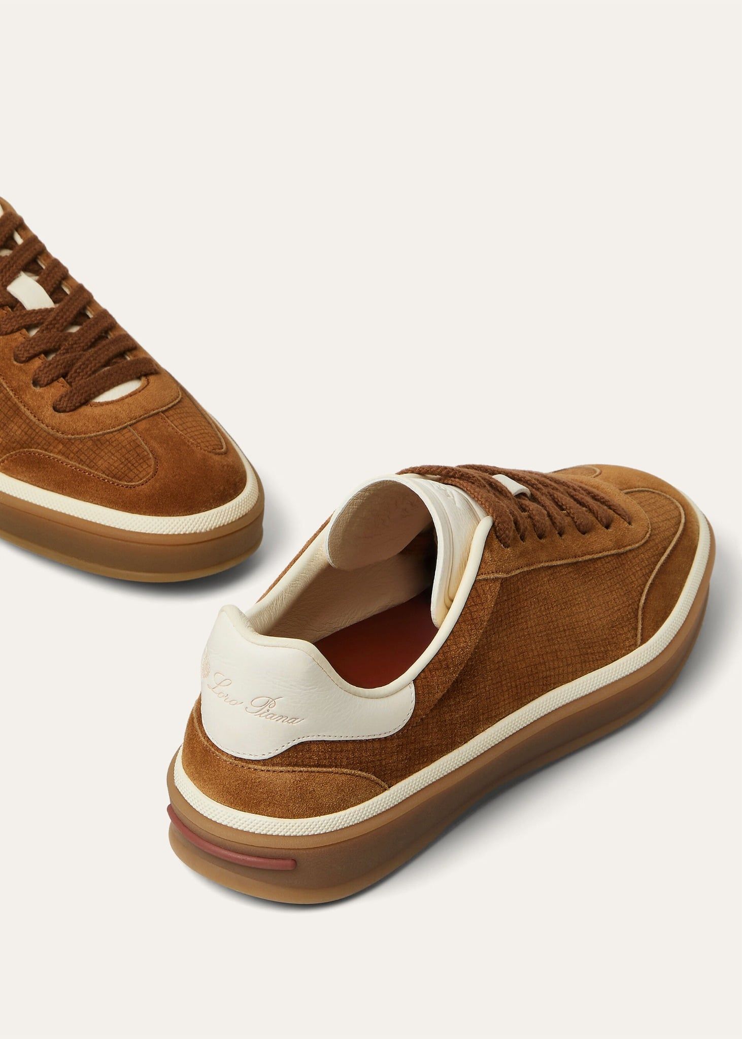  Giày Nữ Loro Piana Tennis Walk Sneaker 'Clay Soil' 