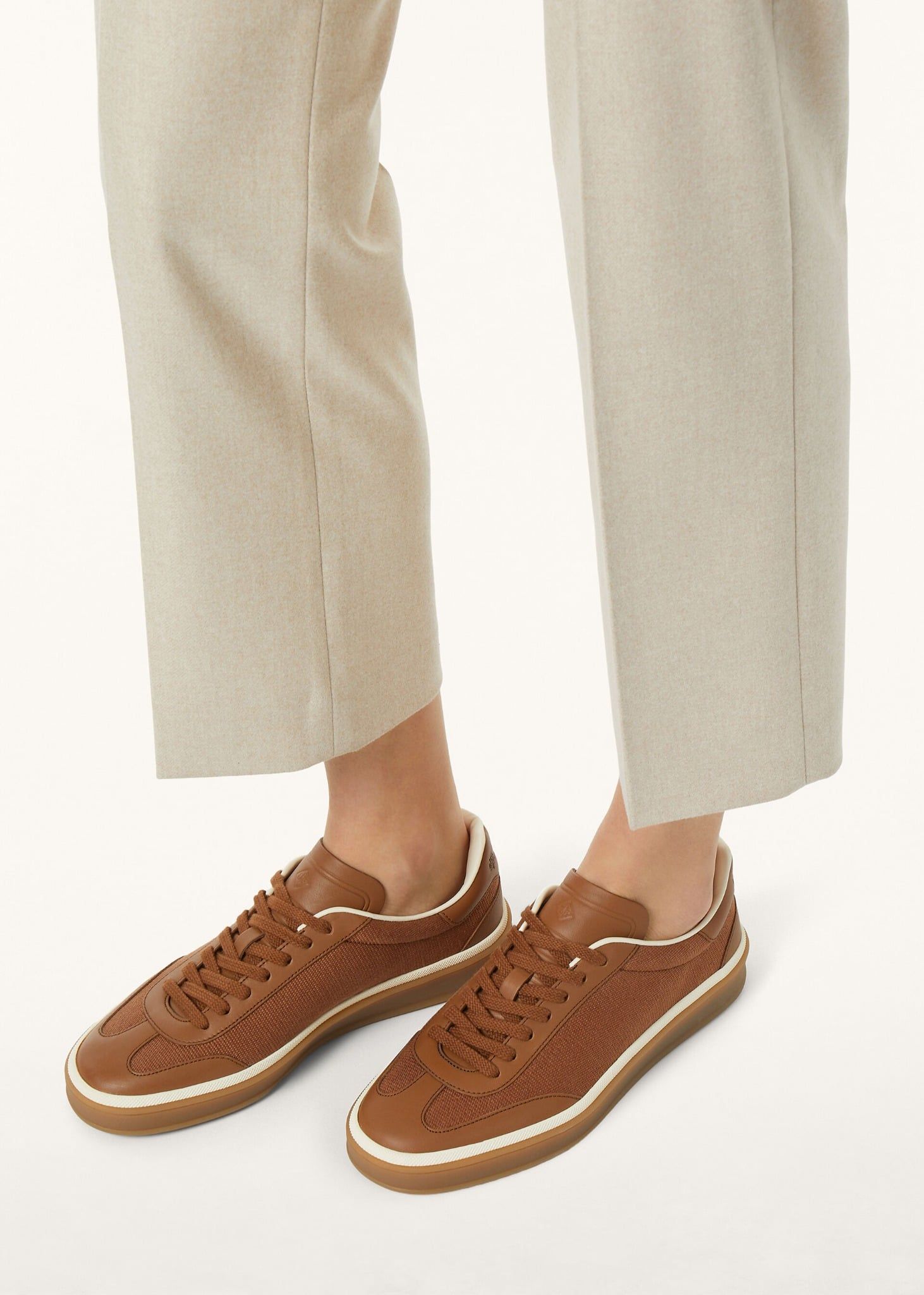  Giày Nữ Loro Piana Tennis Walk Sneaker 'Colour Vicuna' 