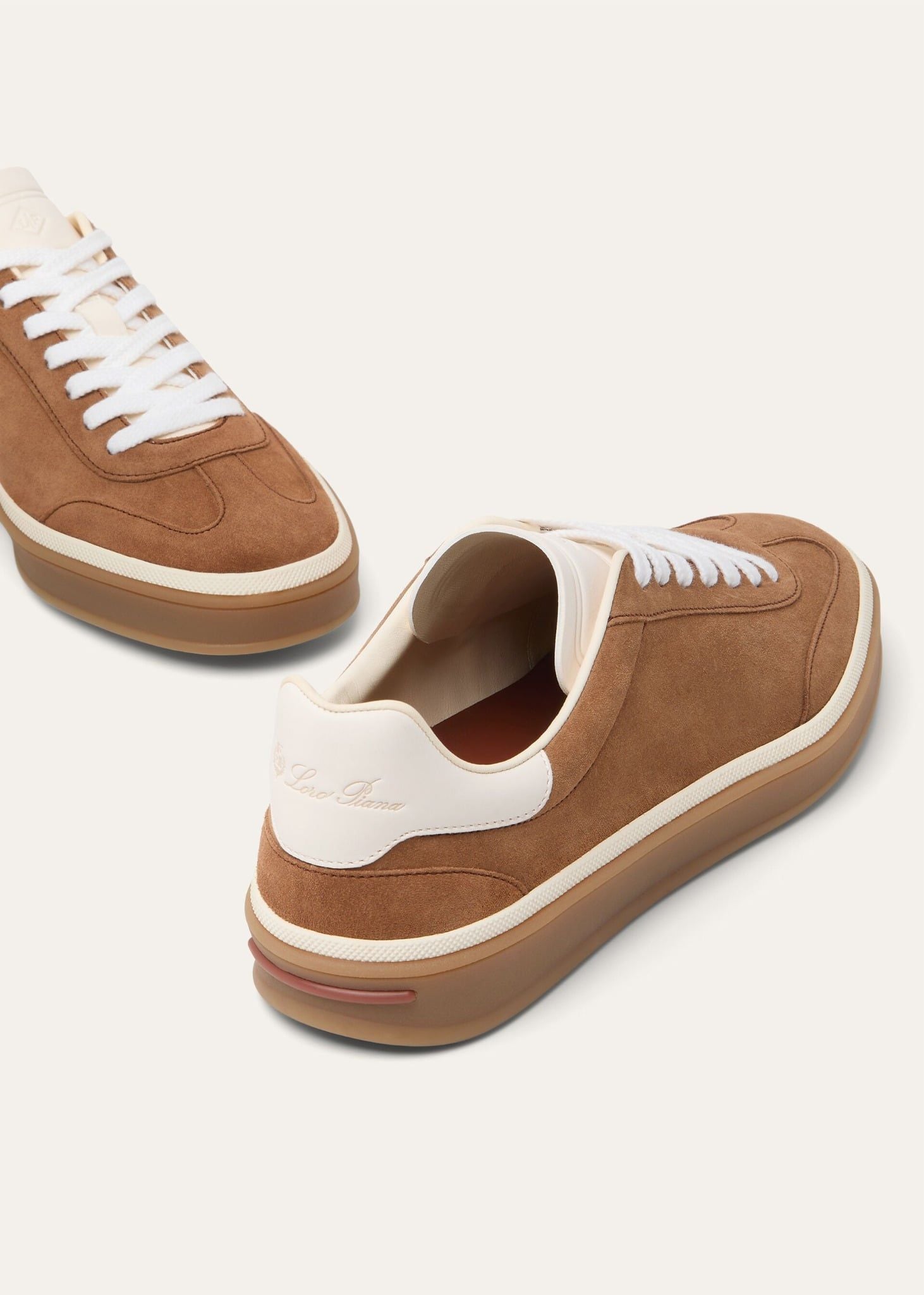  Giày Nữ Loro Piana Tennis Walk Sneaker 'Colour Vicuna' 