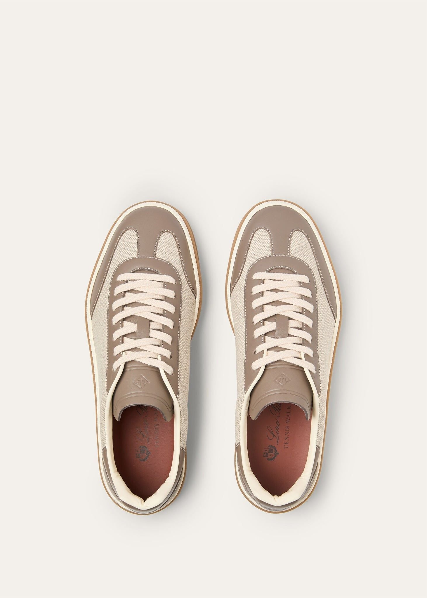  Giày Nữ Loro Piana Tennis Walk Sneaker 'Natural' 