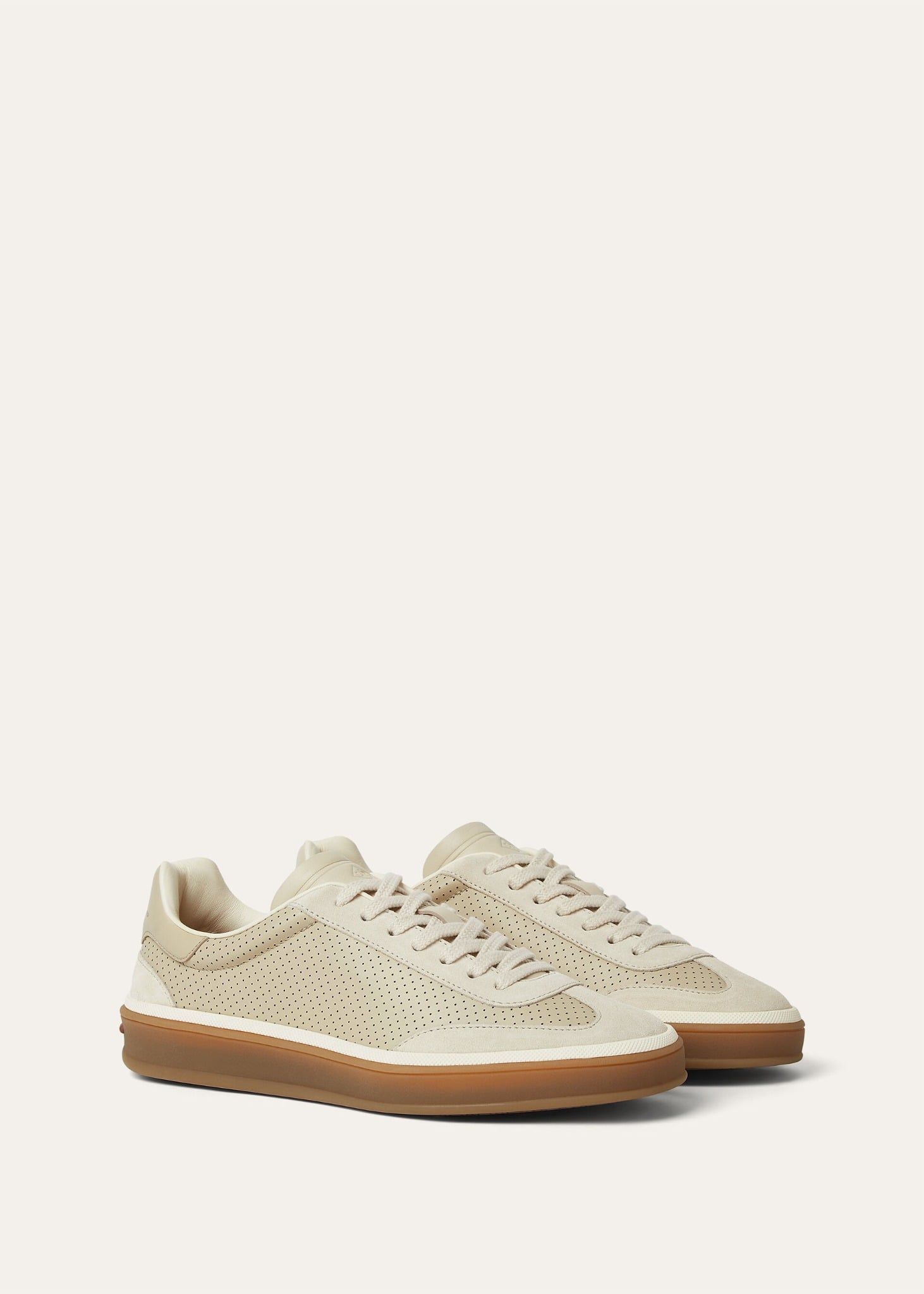  Giày Nữ Loro Piana Tennis Walk Sneaker 'Pearl Powder' 