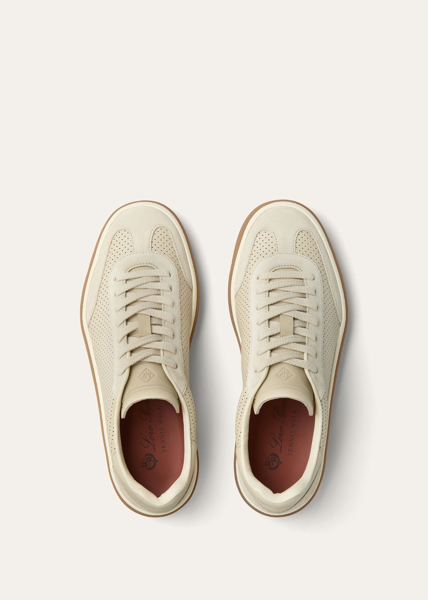  Giày Nữ Loro Piana Tennis Walk Sneaker 'Pearl Powder' 