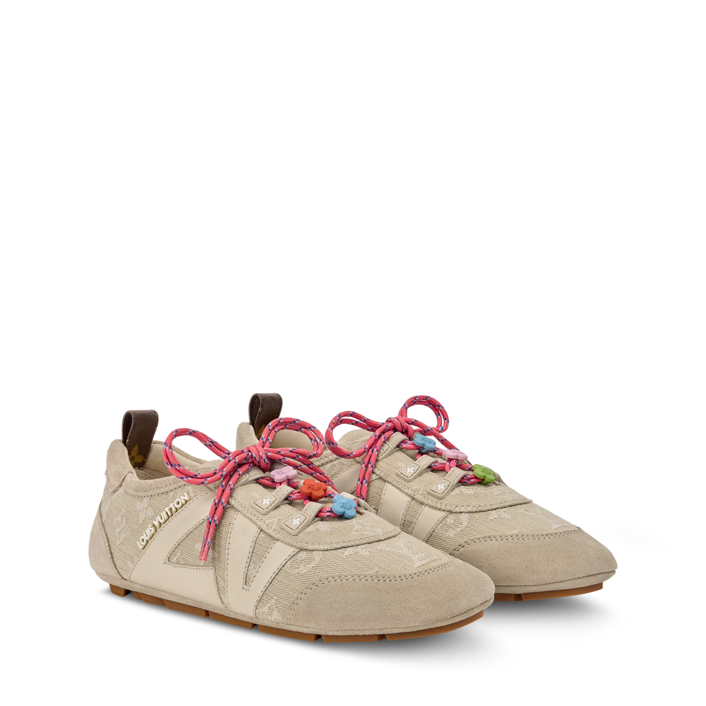  Giày Nữ Louis Vuitton LV Sneakerina 'Greige' 