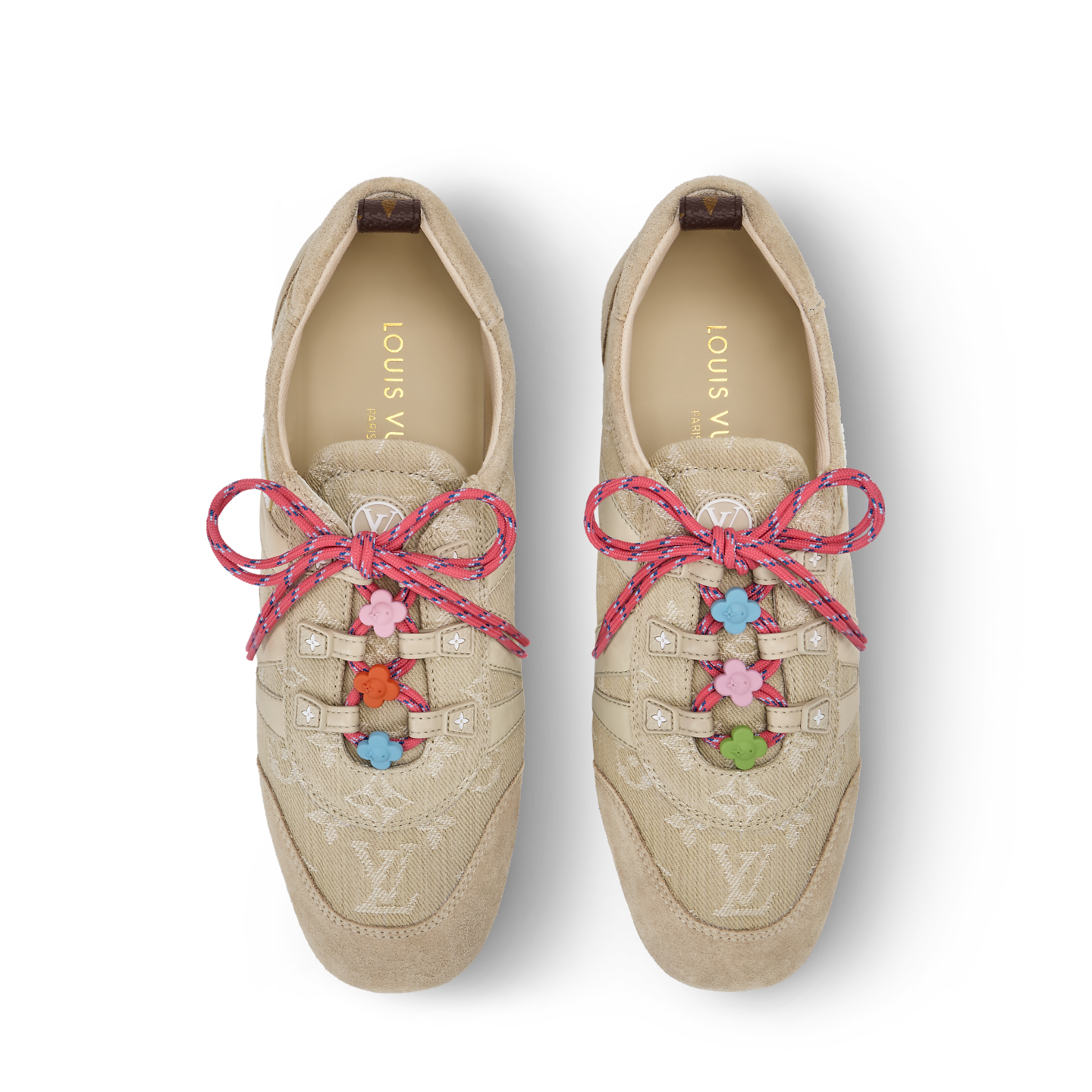  Giày Nữ Louis Vuitton LV Sneakerina 'Greige' 