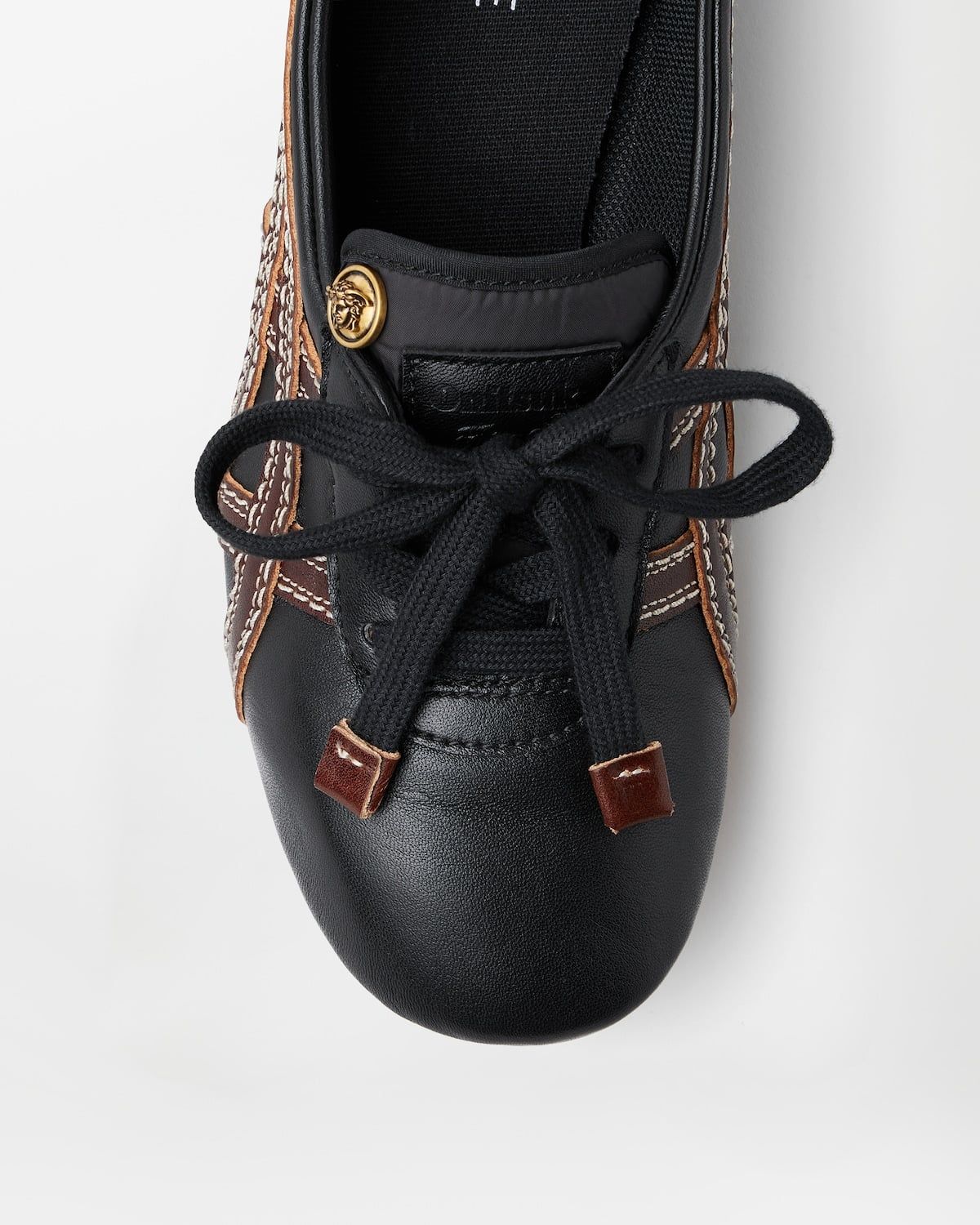  Giày Nữ Onitsuka Tiger x Versace Sakura 'Black' 