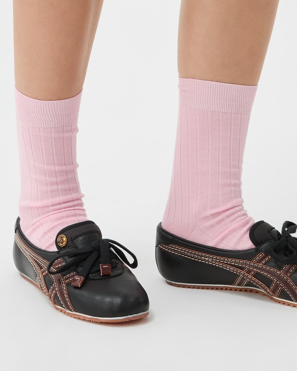  Giày Nữ Onitsuka Tiger x Versace Sakura 'Black' 