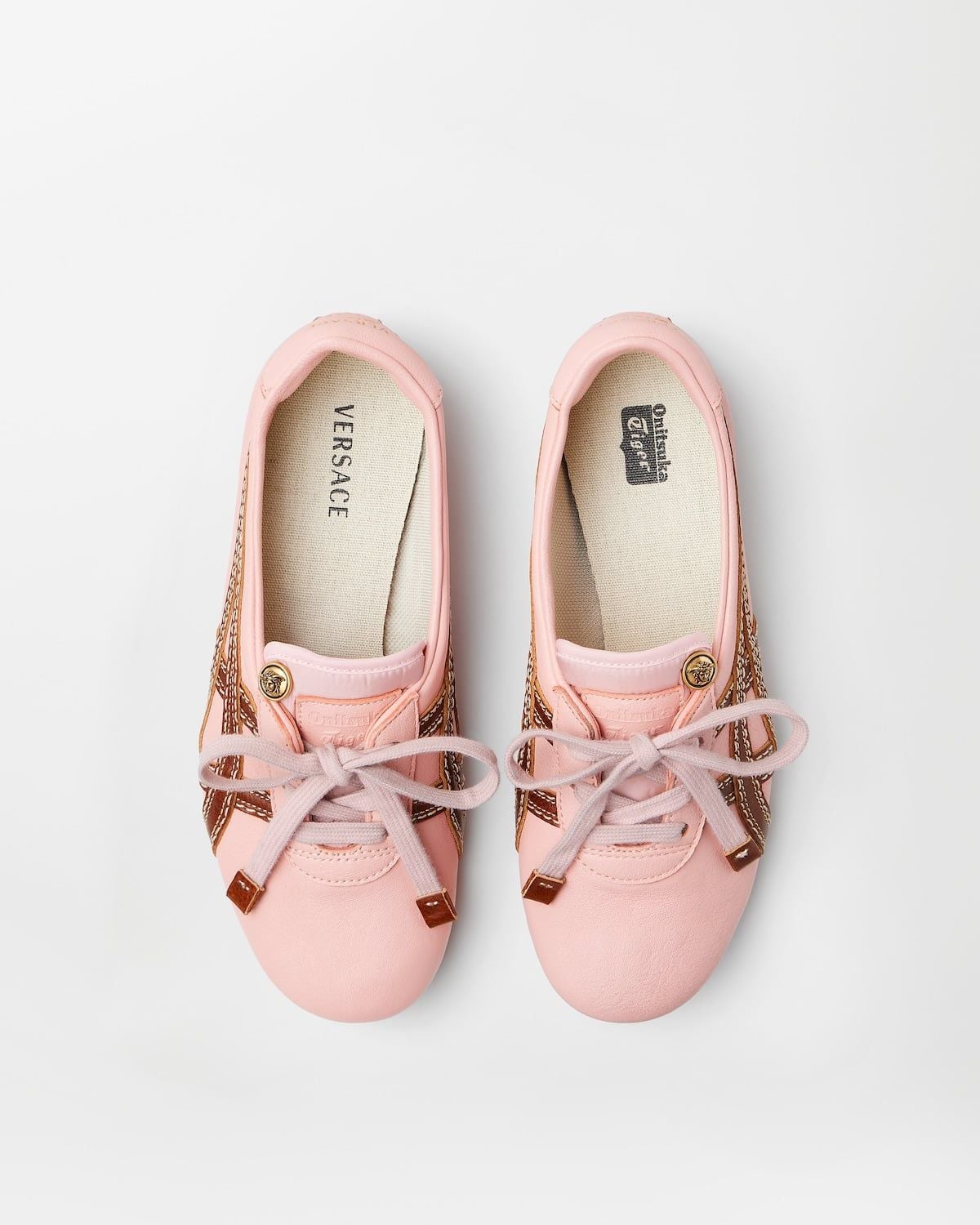  Giày Nữ Onitsuka Tiger x Versace Sakura 'Pink' 