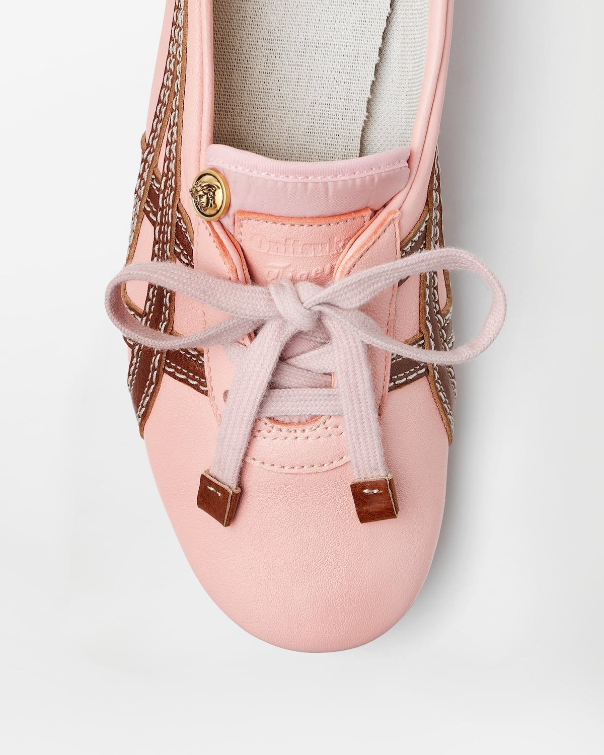  Giày Nữ Onitsuka Tiger x Versace Sakura 'Pink' 