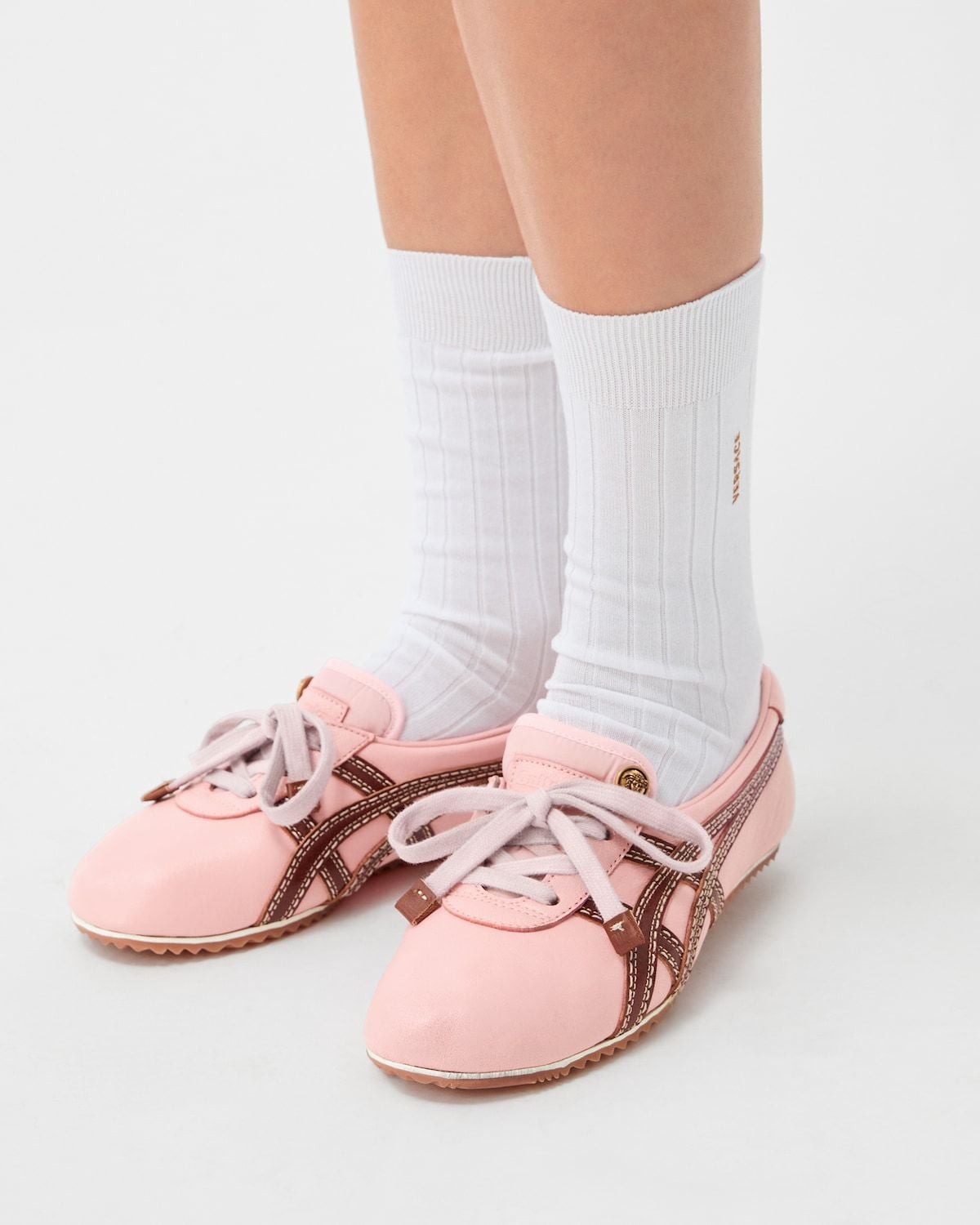  Giày Nữ Onitsuka Tiger x Versace Sakura 'Pink' 
