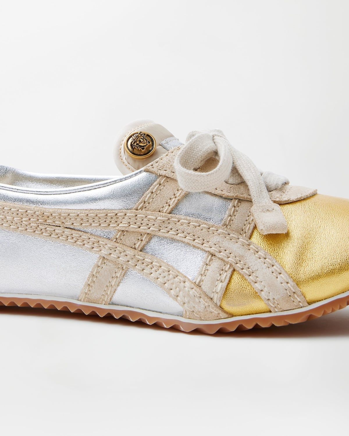  Giày Nữ Onitsuka Tiger x Versace Sakura 'Silver' 