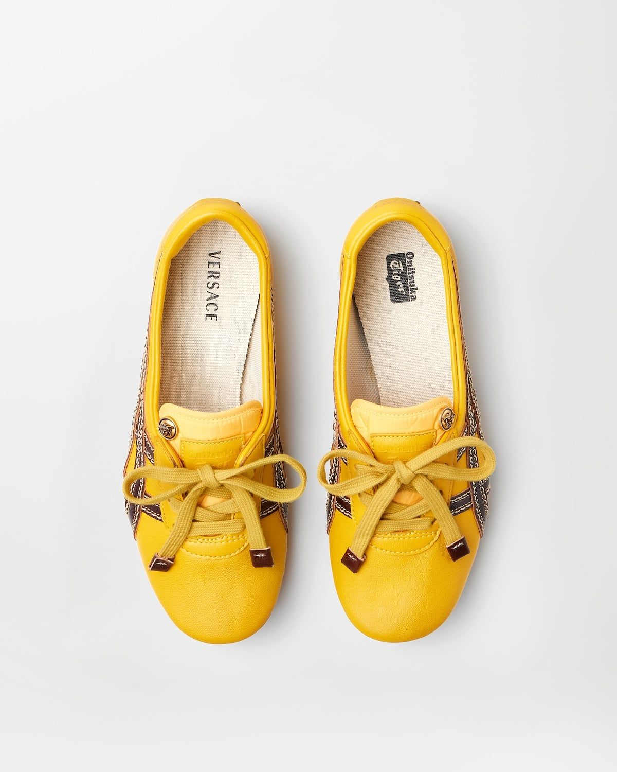  Giày Nữ Onitsuka Tiger x Versace Sakura 'Yellow' 