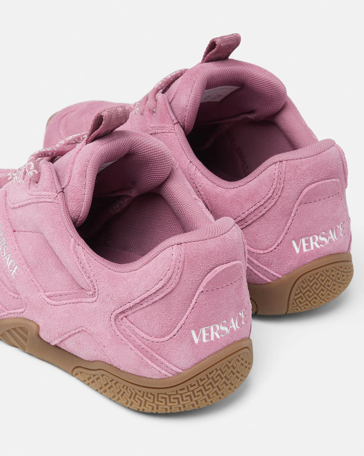  Giày Nữ Versace Galaxia Suede Trainers 'Lilac' 