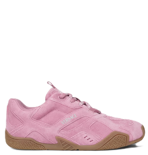  Giày Nữ Versace Galaxia Suede Trainers 'Lilac' 