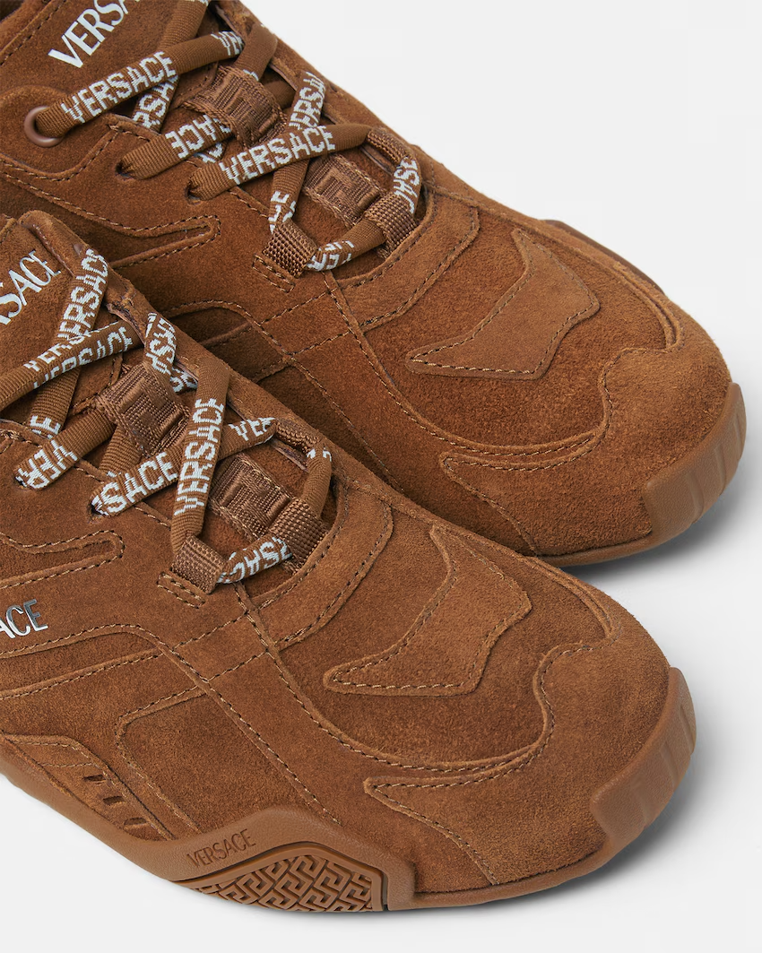  Giày Nữ Versace Galaxia Trainers 'Brown' 