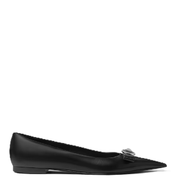  Giày Nữ Versace Gianni Ribbon 'Black' 