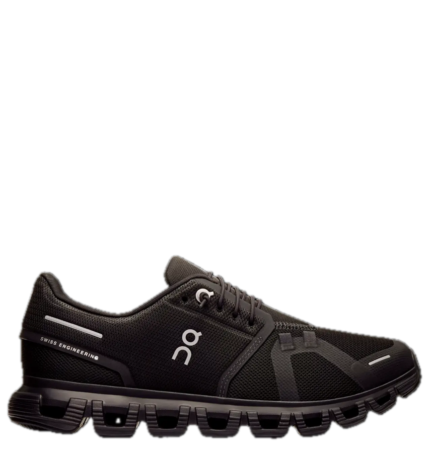  Giày On Running Cloud 6 Wide ‘Black Silver’ 