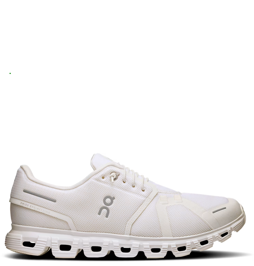  Giày On Running Cloud 6 Wide ‘White’ 