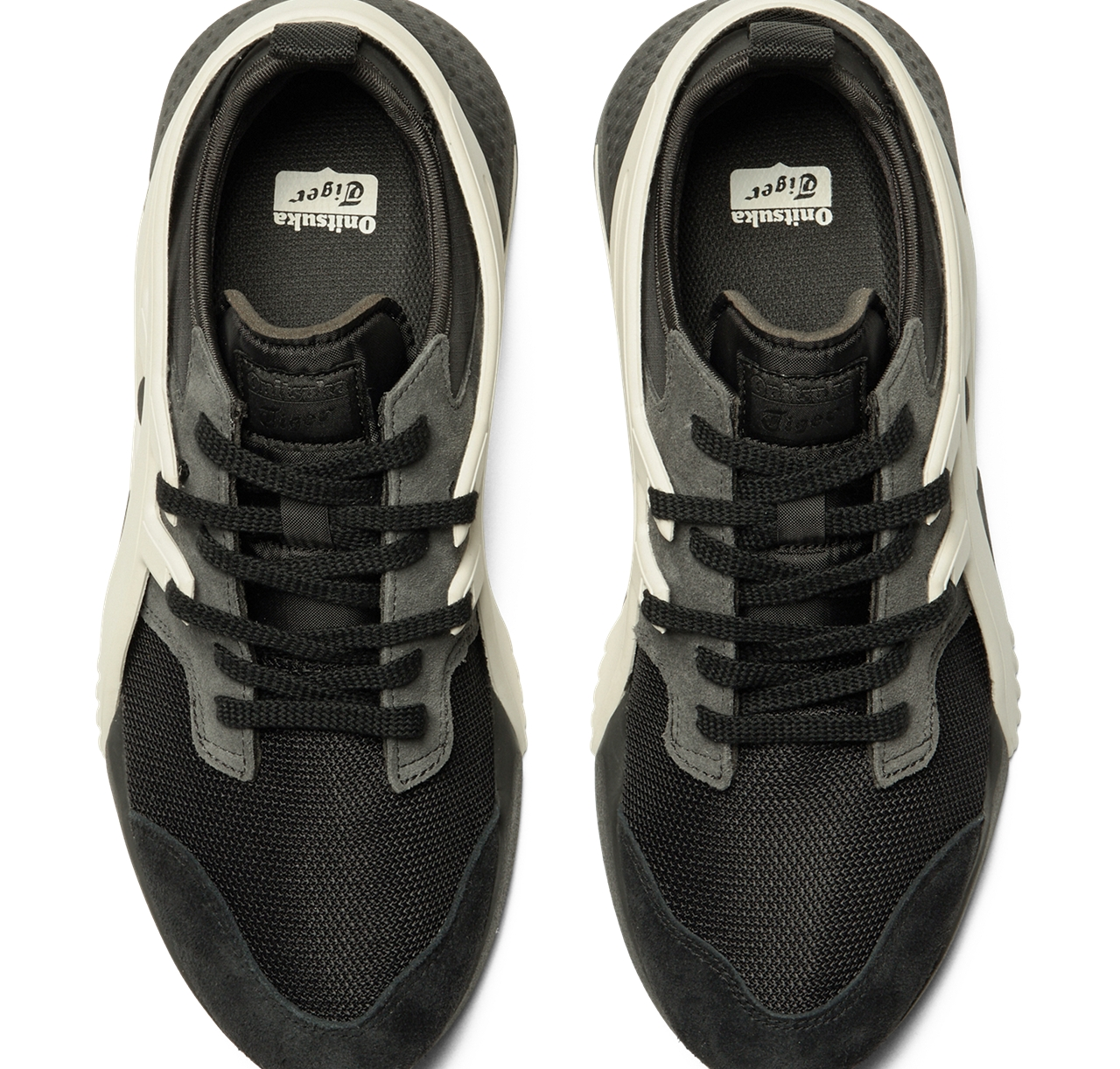  Giày Onitsuka Tiger Big Logo Trainer ‘Black’ 