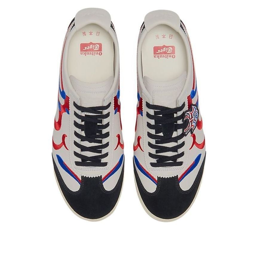  Giày Onitsuka Tiger Mexico 66 Deluxe 'White Fiery Red' 