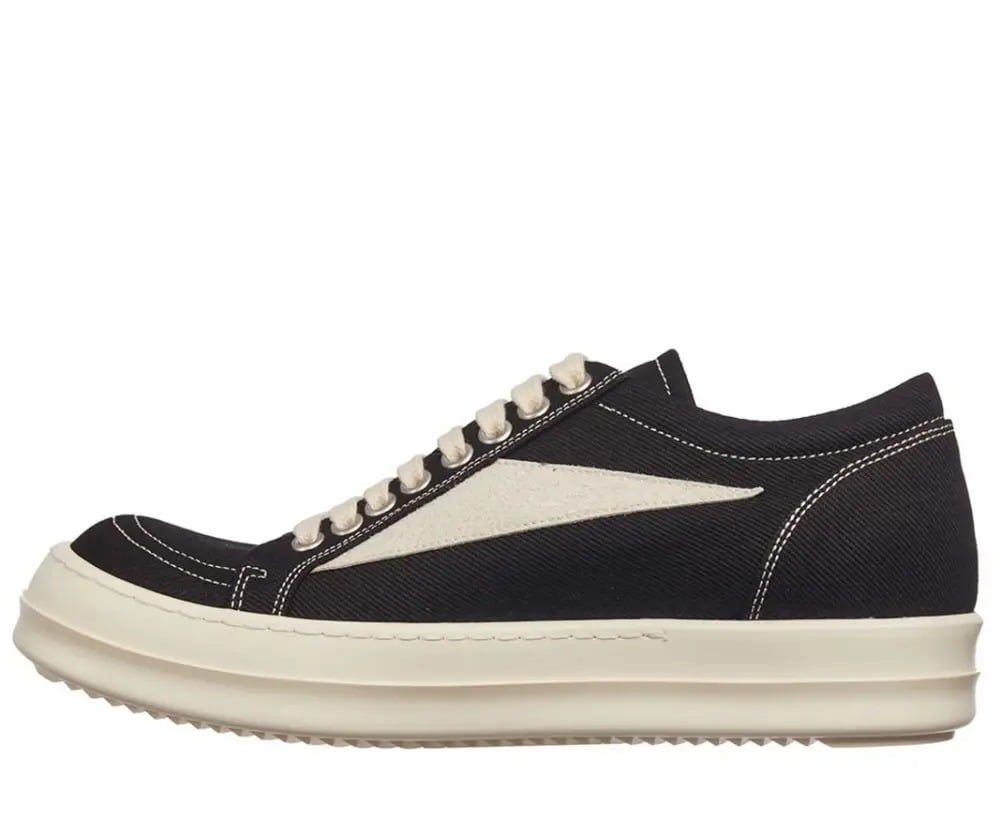  Giày Rick Owens DRKSHDW Vintage Lace-Up 'Black' 