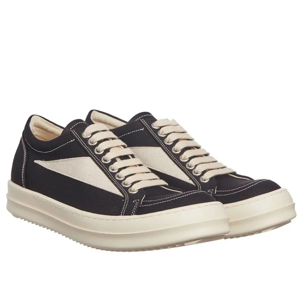  Giày Rick Owens DRKSHDW Vintage Lace-Up 'Black' 