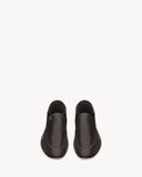  Giày Saint Laurent Alain Slippers 'Brown' 