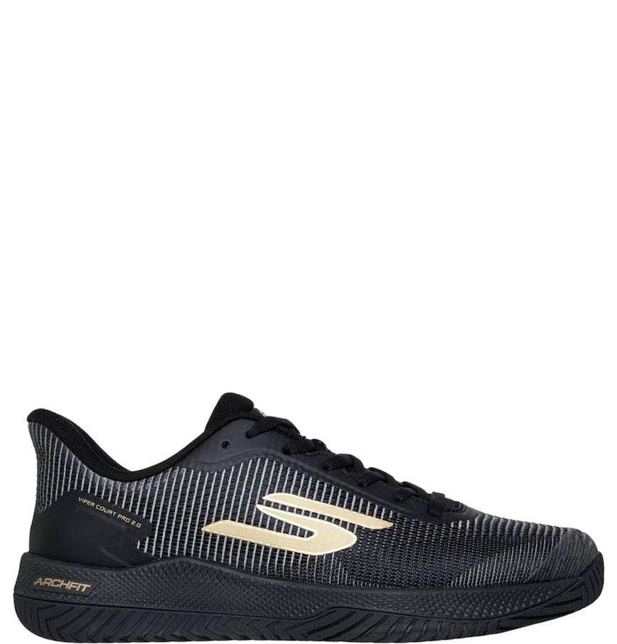  Giày Skechers Viper Court Pro 2.0 'Black Gold' 