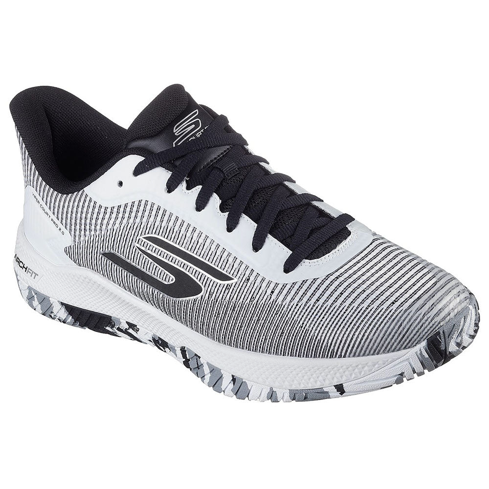  Giày Skechers Viper Court Pro 'White Black' 
