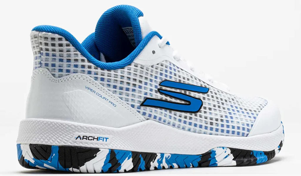 Giày Skechers Viper Court Pro 'White Blue' 