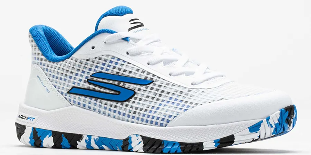  Giày Skechers Viper Court Pro 'White Blue' 