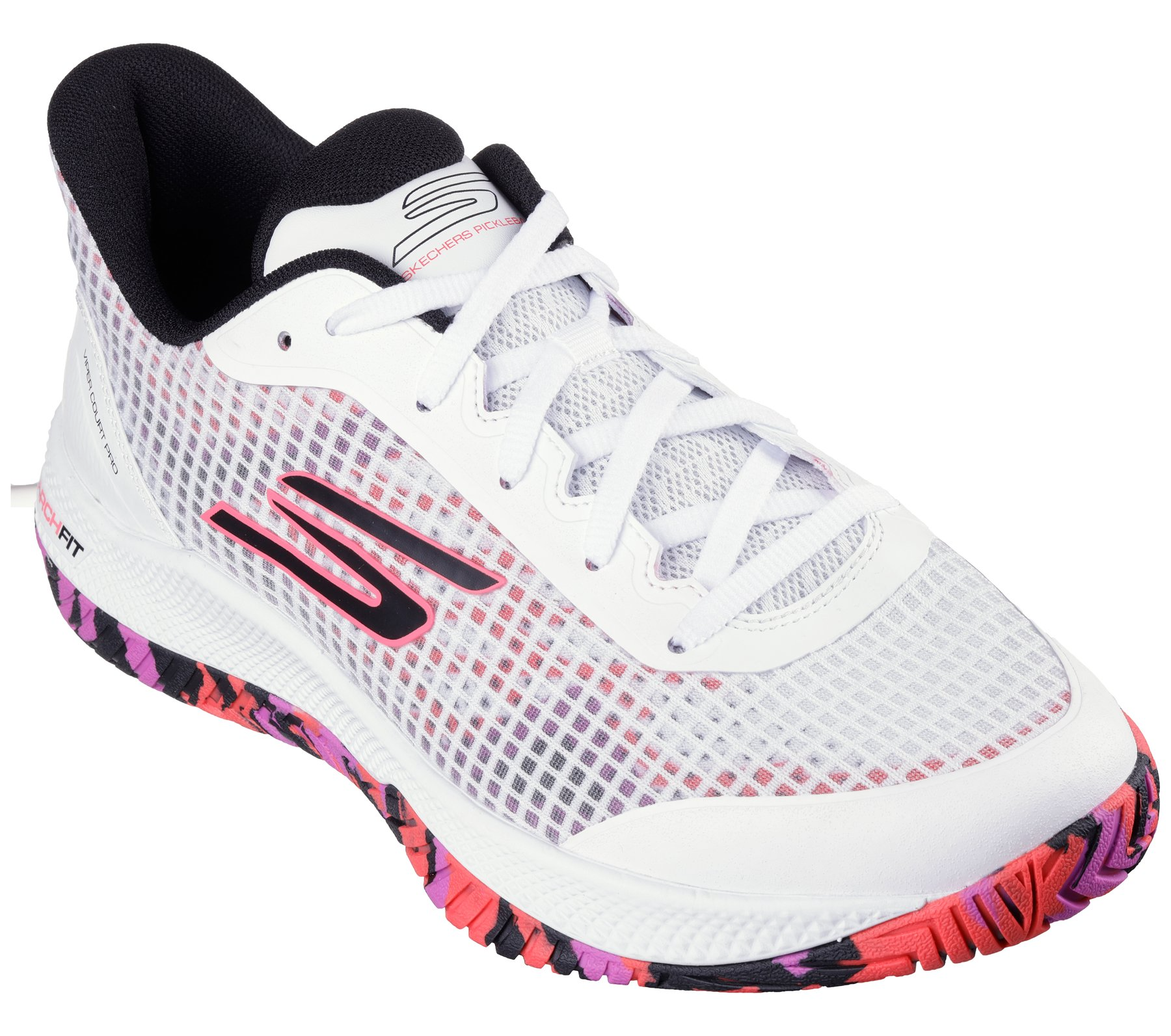  Giày Skechers Viper Court Pro 'White Hot Pink' 