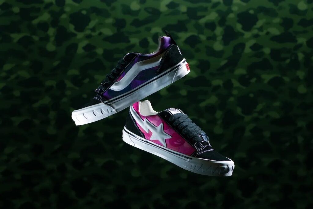  Giày Vans x Bape Knu Skool 'Og Camo' 