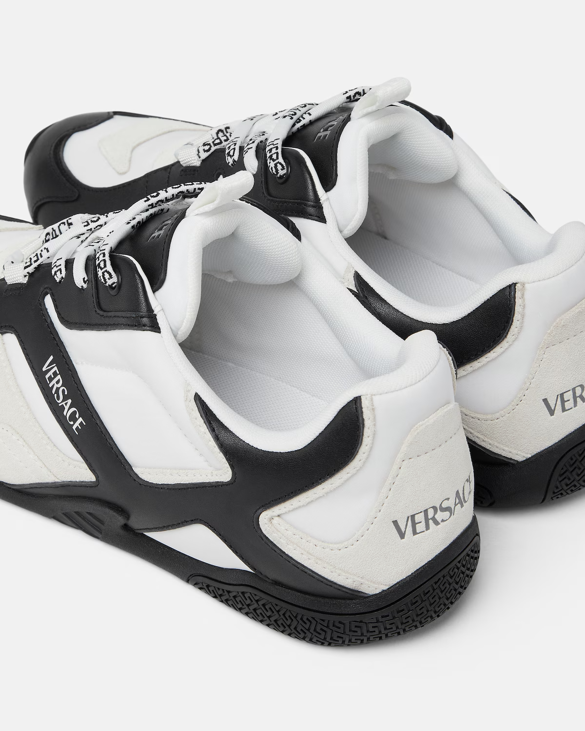  Giày Versace Galaxia Leather Trainers 'Black' 