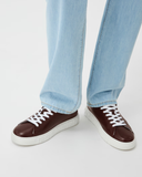  Giày Versace Greca Leather Trainers 'Brown' 