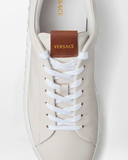  Giày Versace Greca Leather Trainers 'White' 