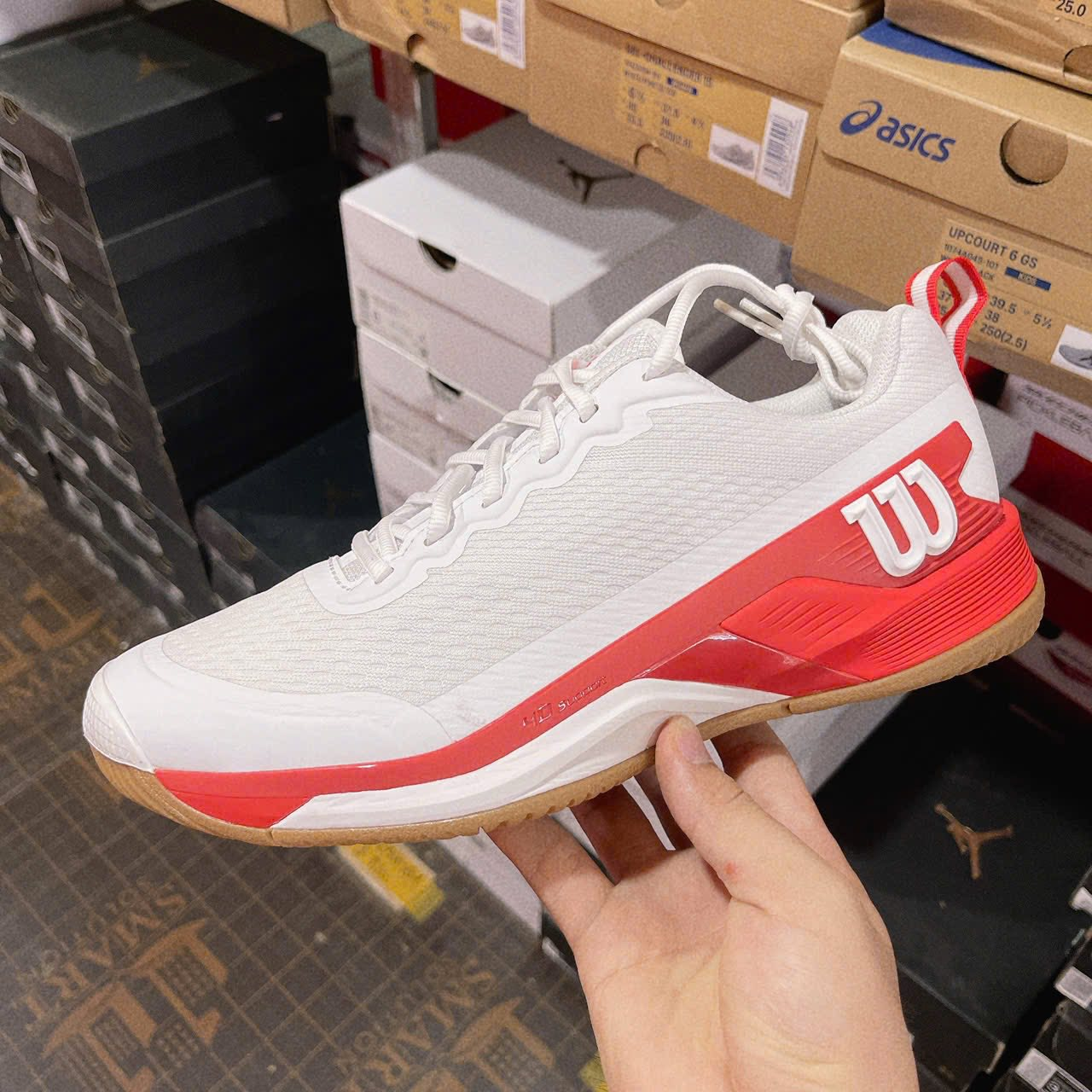  Giày Wilson Rush Lite 4.5 Clay 'White Red' 
