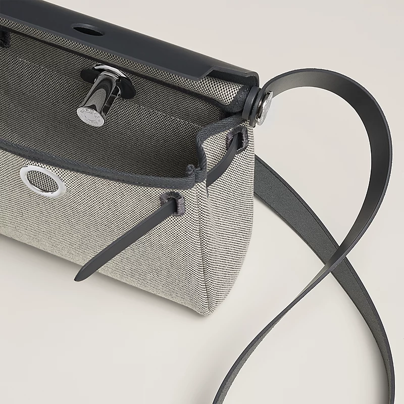  Túi Nữ Hermes Herbag Zip 20 'Ardoise' 